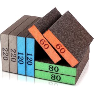 8-Pack Multi-Grit Sanding Sponge Set